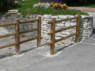 Clôture 3 lisses etray — SNMB Menuiserie Bertin