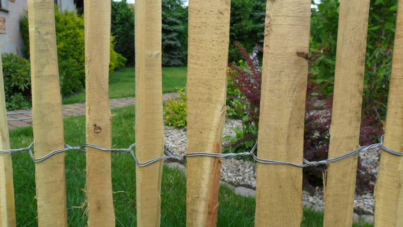 Ganivelle acacia 1m20 : SNMB Menuiserie Bertin