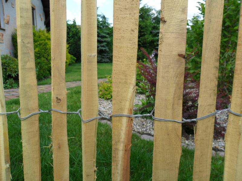Ganivelle acacia 1m20 — SNMB Menuiserie Bertin