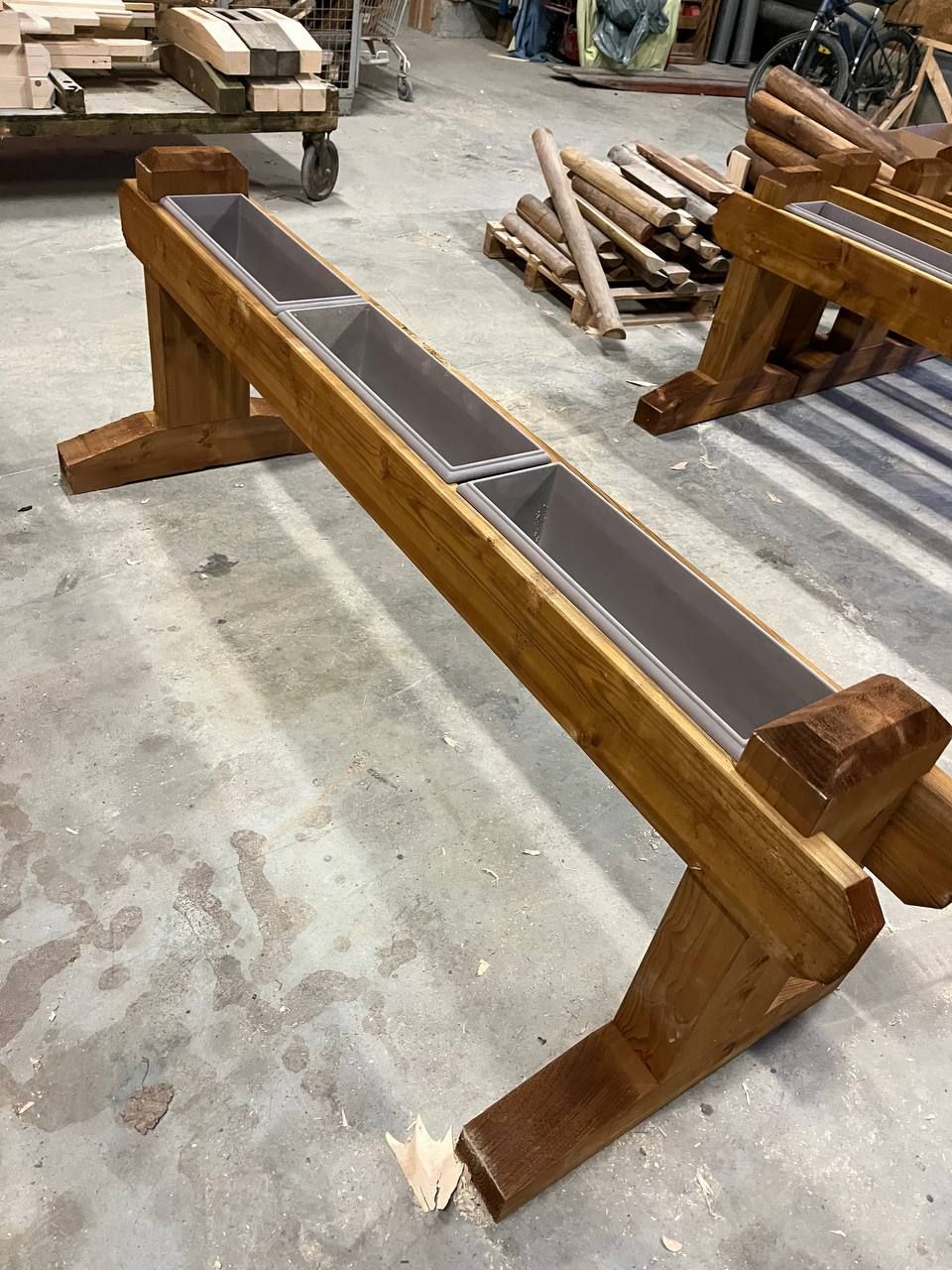 Barrière amovible en bois, fabrication française SNMB — bois autoclave classe 4