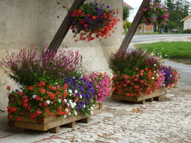 Jardinières en rondin 12cm 4 4 — SNMB Menuiserie Bertin