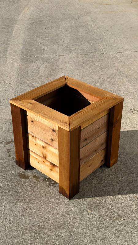 Jardinière citadine en bois, fabrication française SNMB — bois autoclave classe 4