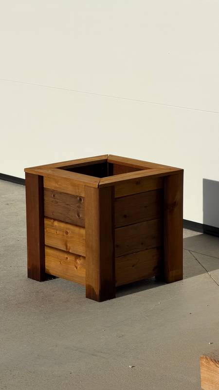 Jardinière citadine en bois, fabrication française SNMB — bois autoclave classe 4
