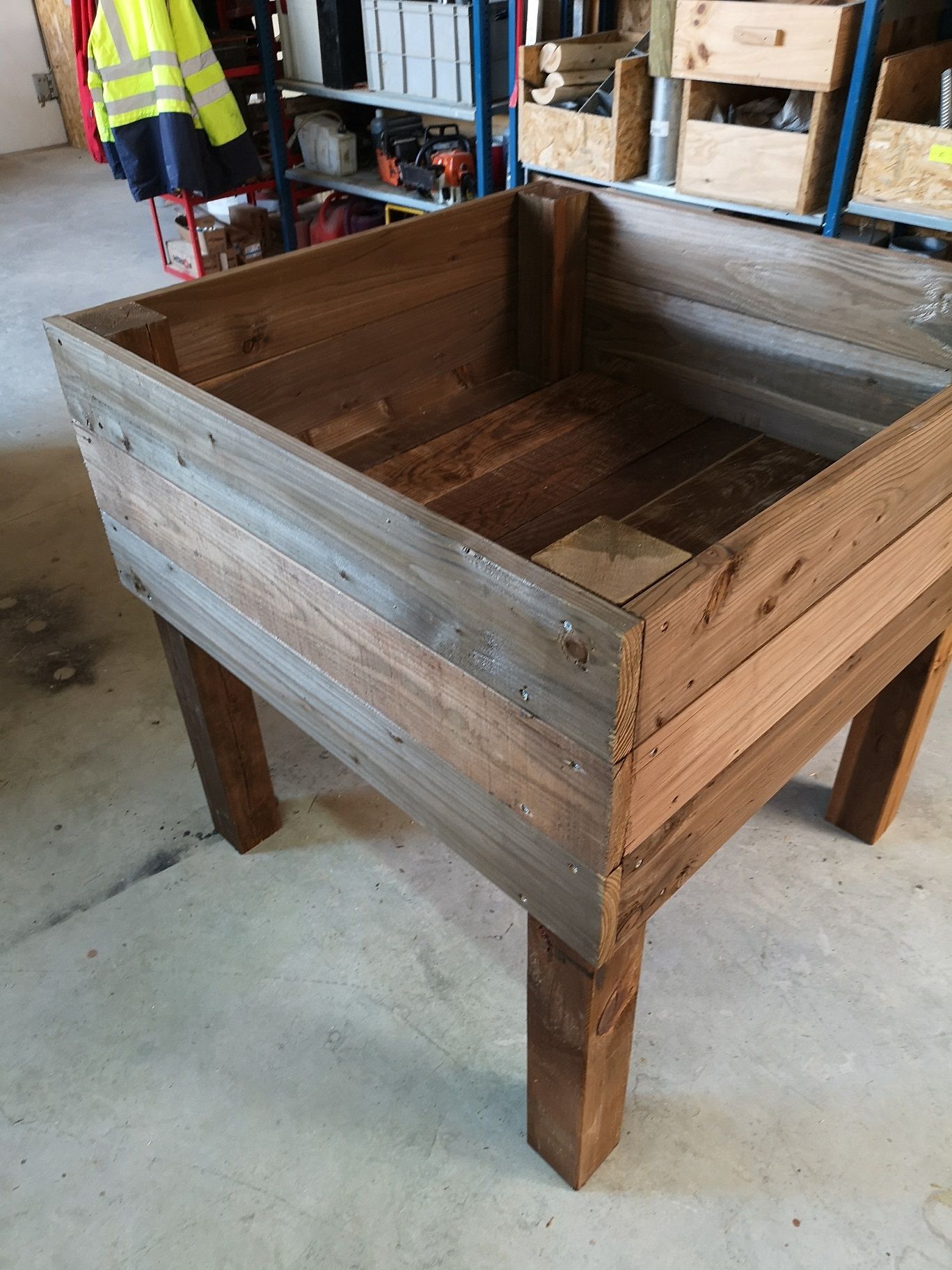 Bac de plantation en bois, fabrication française SNMB — bois autoclave classe 4