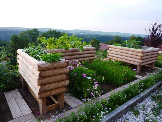 Potager sureleve — SNMB Menuiserie Bertin