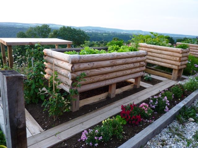 Potager sureleve — SNMB Menuiserie Bertin