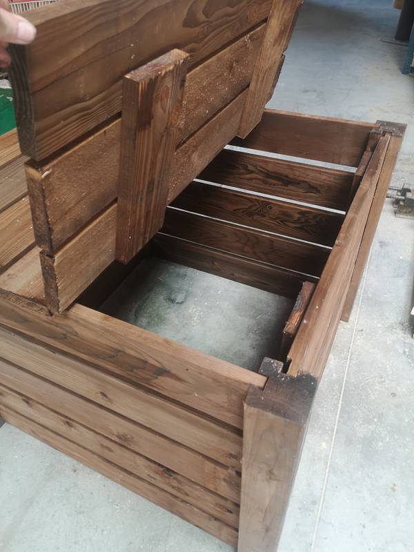 Composteur bois 1000 L, fabrication française SNMB — bois autoclave classe 4