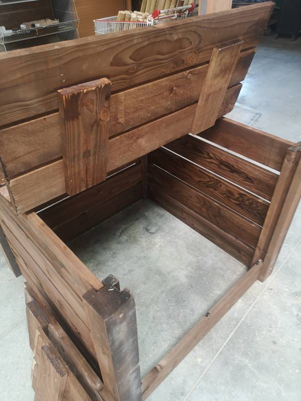 Composteur bois 1000 L, fabrication française SNMB — bois autoclave classe 4