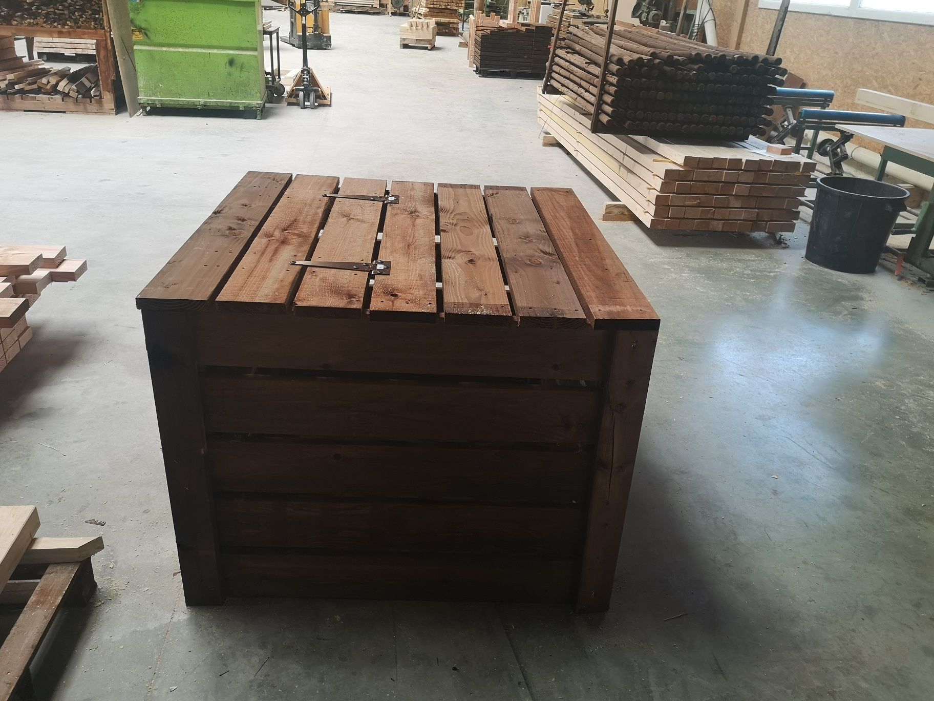 Composteur bois 500 L, fabrication française SNMB — bois autoclave classe 4