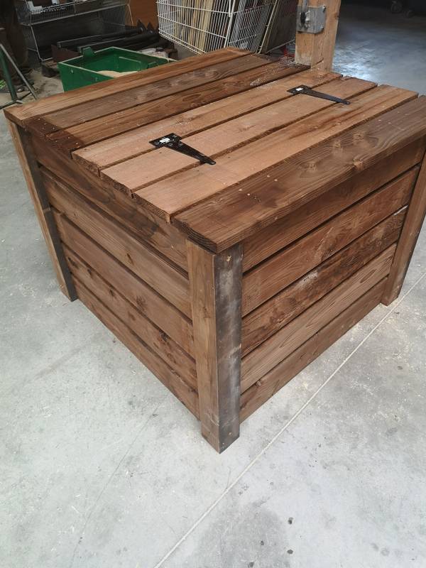 Composteur bois 500 L, fabrication française SNMB — bois autoclave classe 4