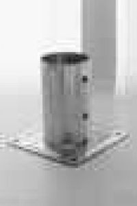 Pied de poteau rond a sceller — SNMB Menuiserie Bertin