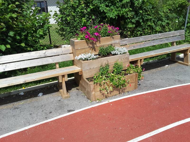 Jardinière en bois, fabrication française SNMB — bois autoclave classe 4