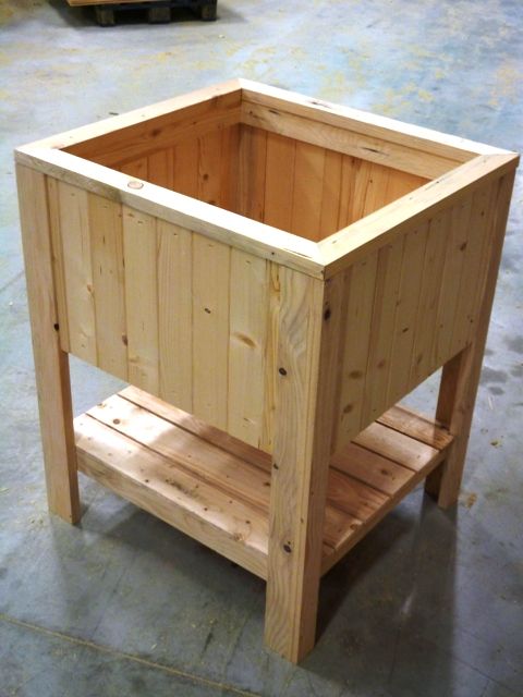 Jardin en hauteur en bois — SNMB Menuiserie Bertin