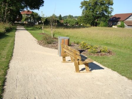 Aménagement piste randonee et cyclable — SNMB Menuiserie Bertin