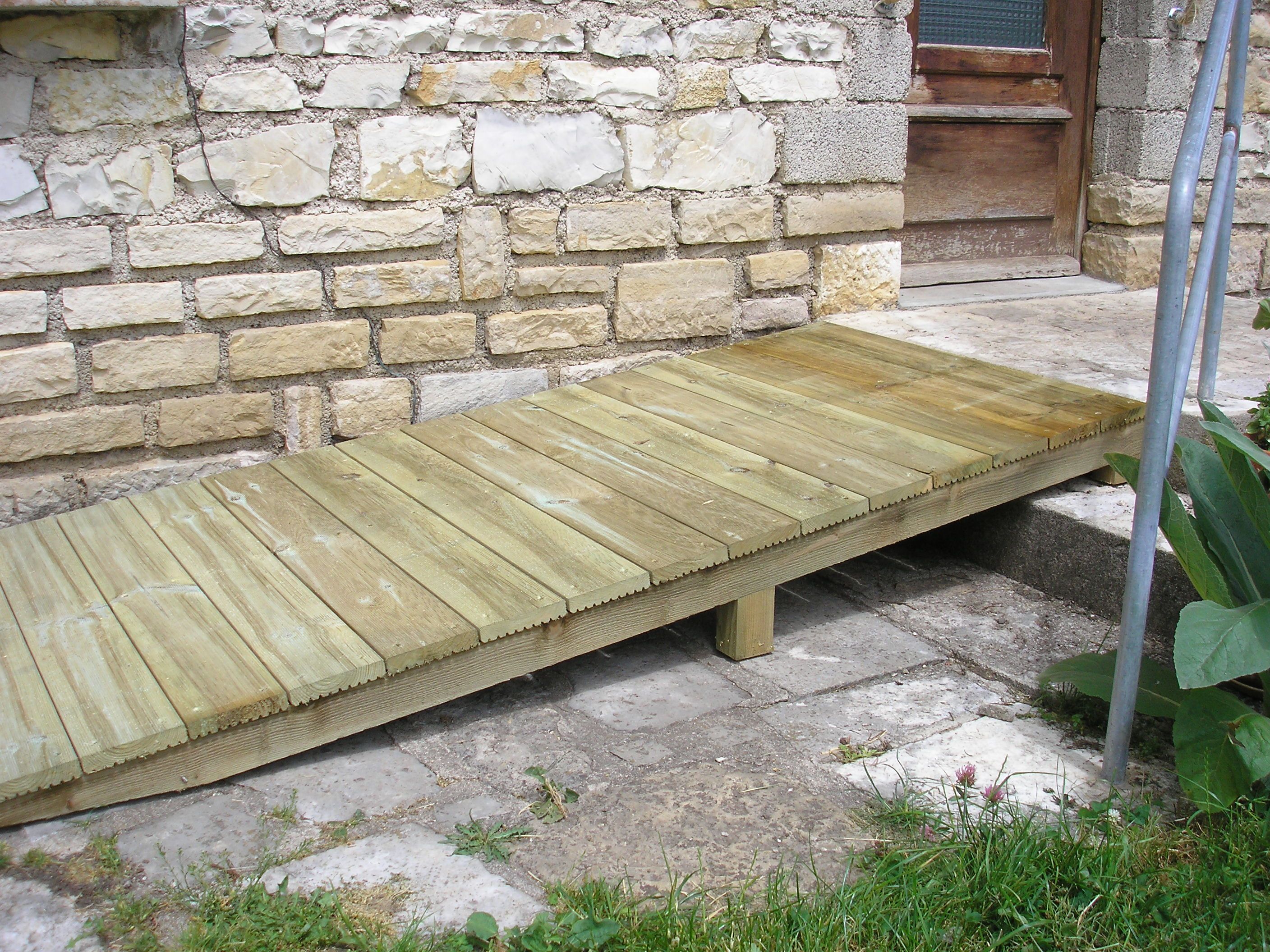 Rampe handicape — SNMB Menuiserie Bertin