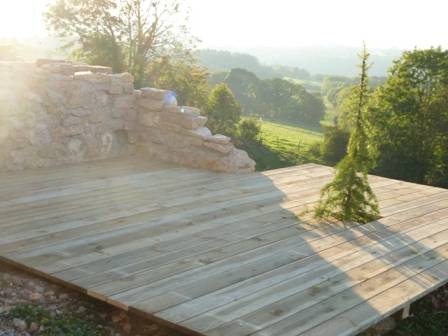 Terrasse pin 27x145 autoclave — SNMB Menuiserie Bertin