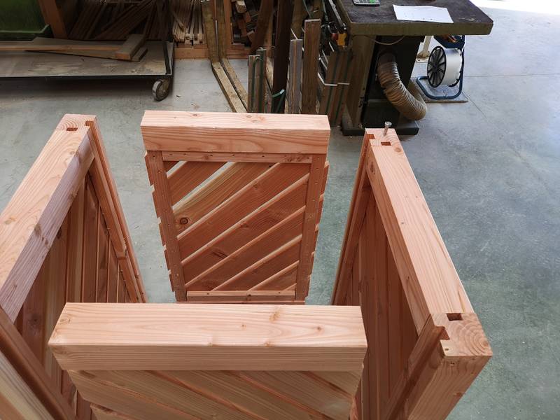 Tour d'arbre en bois, fabrication française SNMB — bois autoclave classe 4